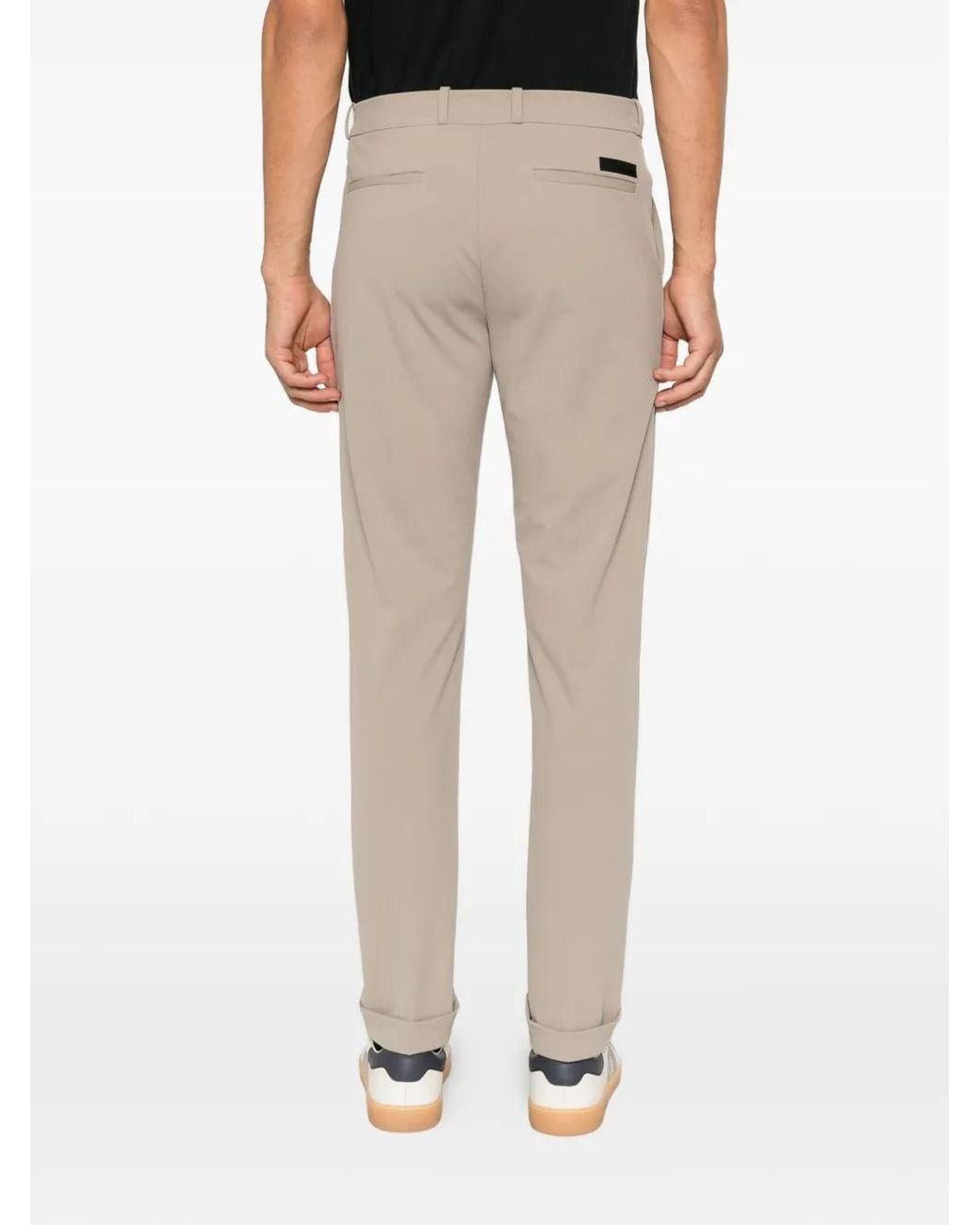 Rrd Natural Surflex Logo-Patch Straight-Leg Chino Trousers for men