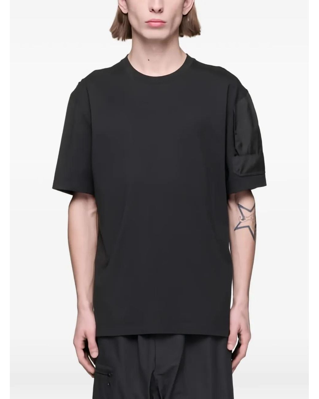 Y-3 Black Utility Short Sleeve T-Shirt for men