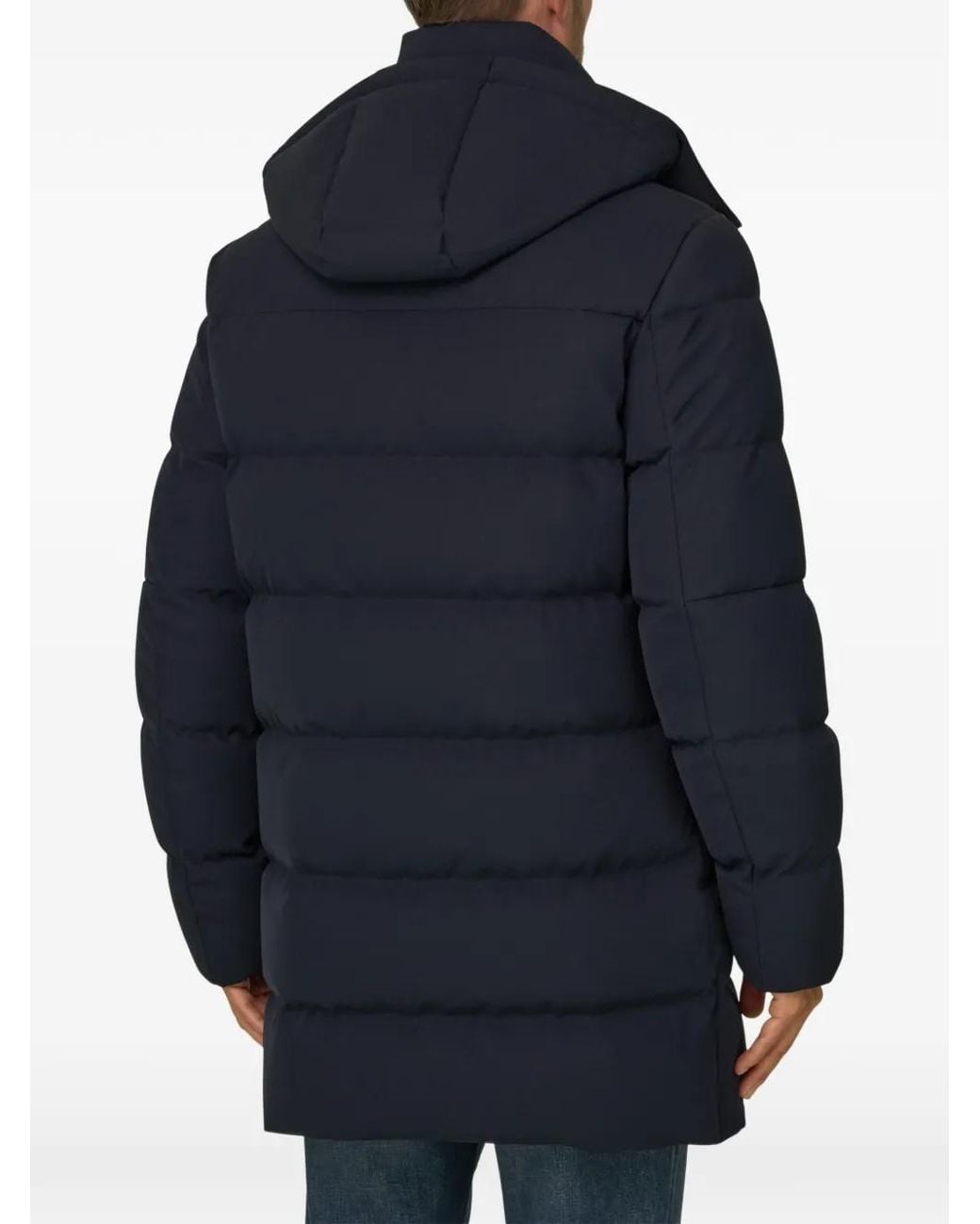 Boggi Blue Parka Goose Down B Tech for men