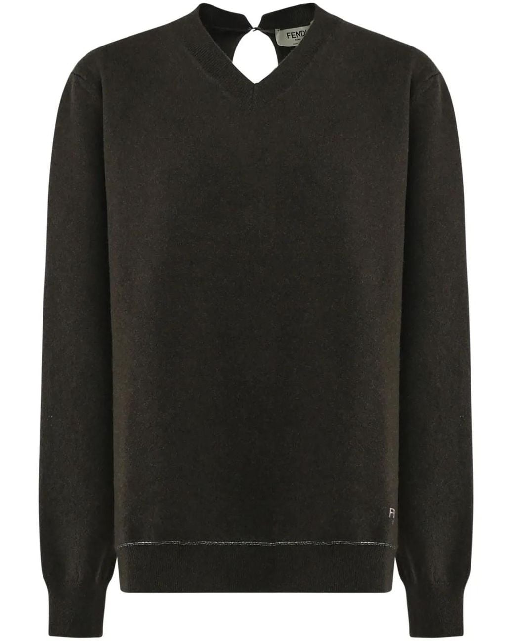 Fendi Black Cashmere Sweater