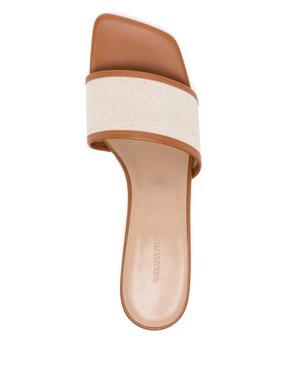 Fabiana Filippi Pink 30Mm Square-Toe Sandals