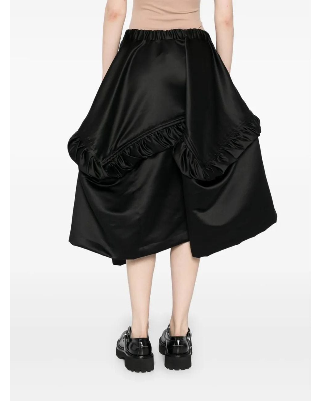 Comme des Garçons Black Asymmetric Skirt