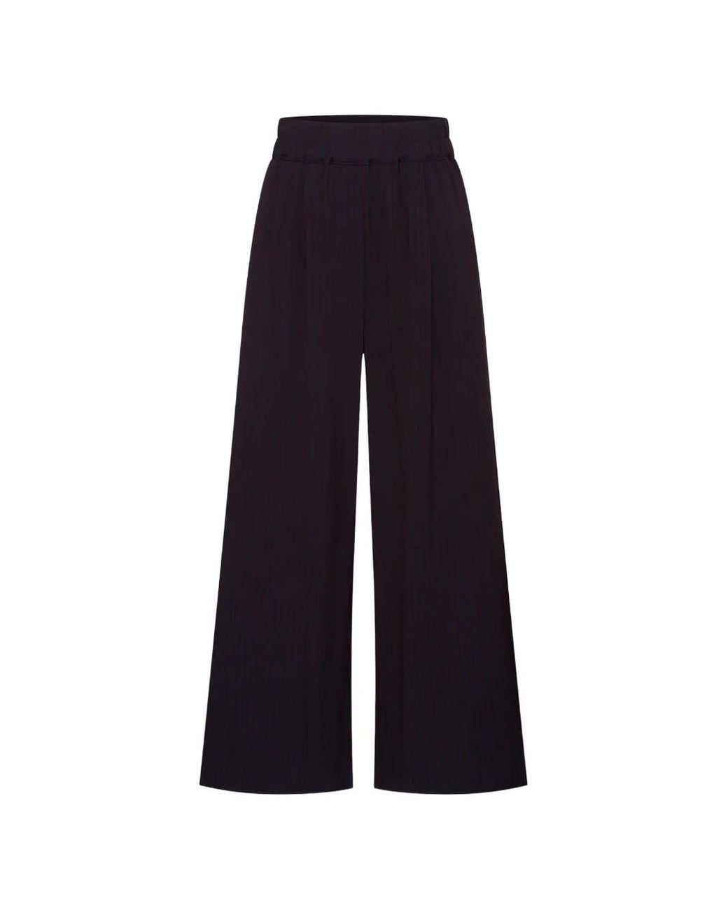 By Far Blue Benji Striped Trousers