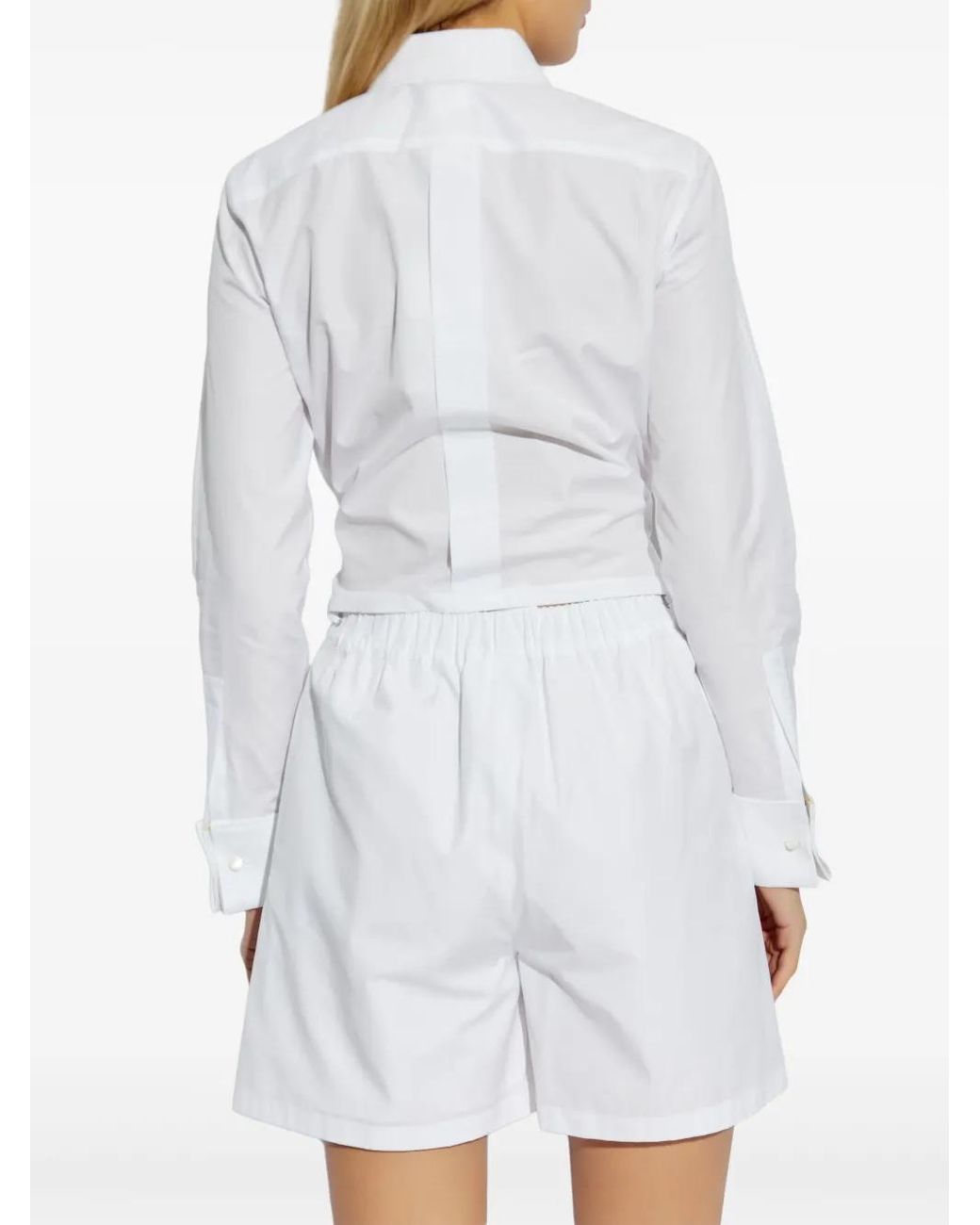 Camisa de algodón Max Mara de color White