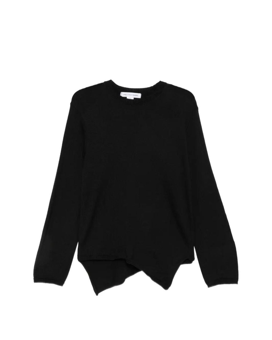 Comme des Garçons Black Asymmetric-Hem Sweater for men