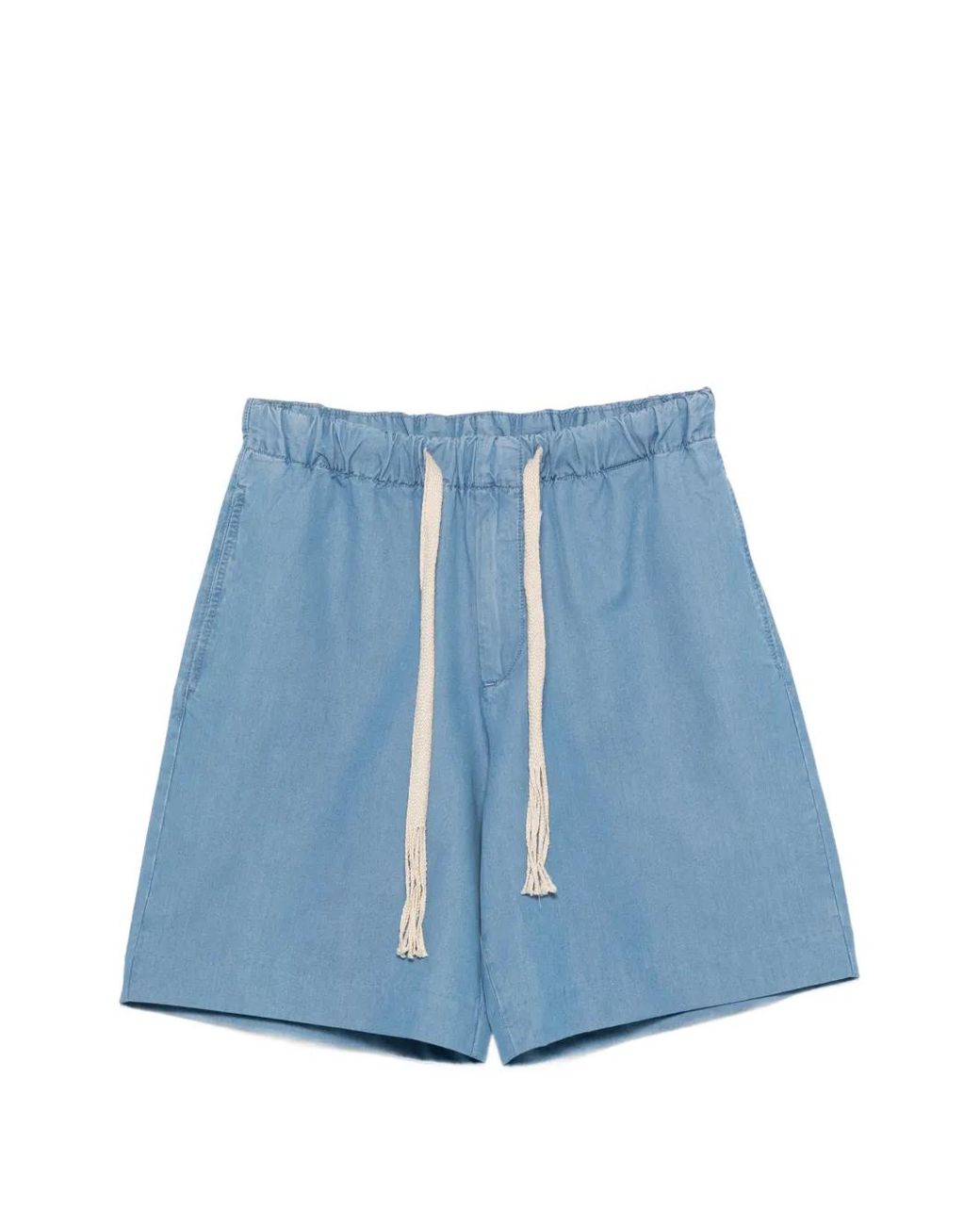 Sandro Blue Elasticated-Waistband Shorts for men
