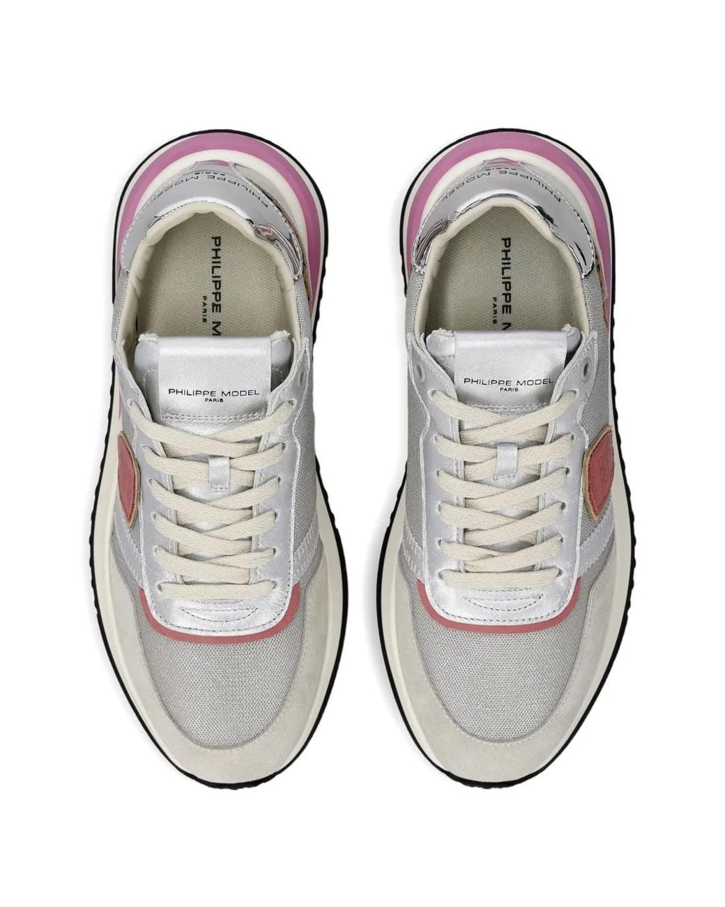 Philippe Model White Tropez 2.1 Animal-Print-Detail Sneakers