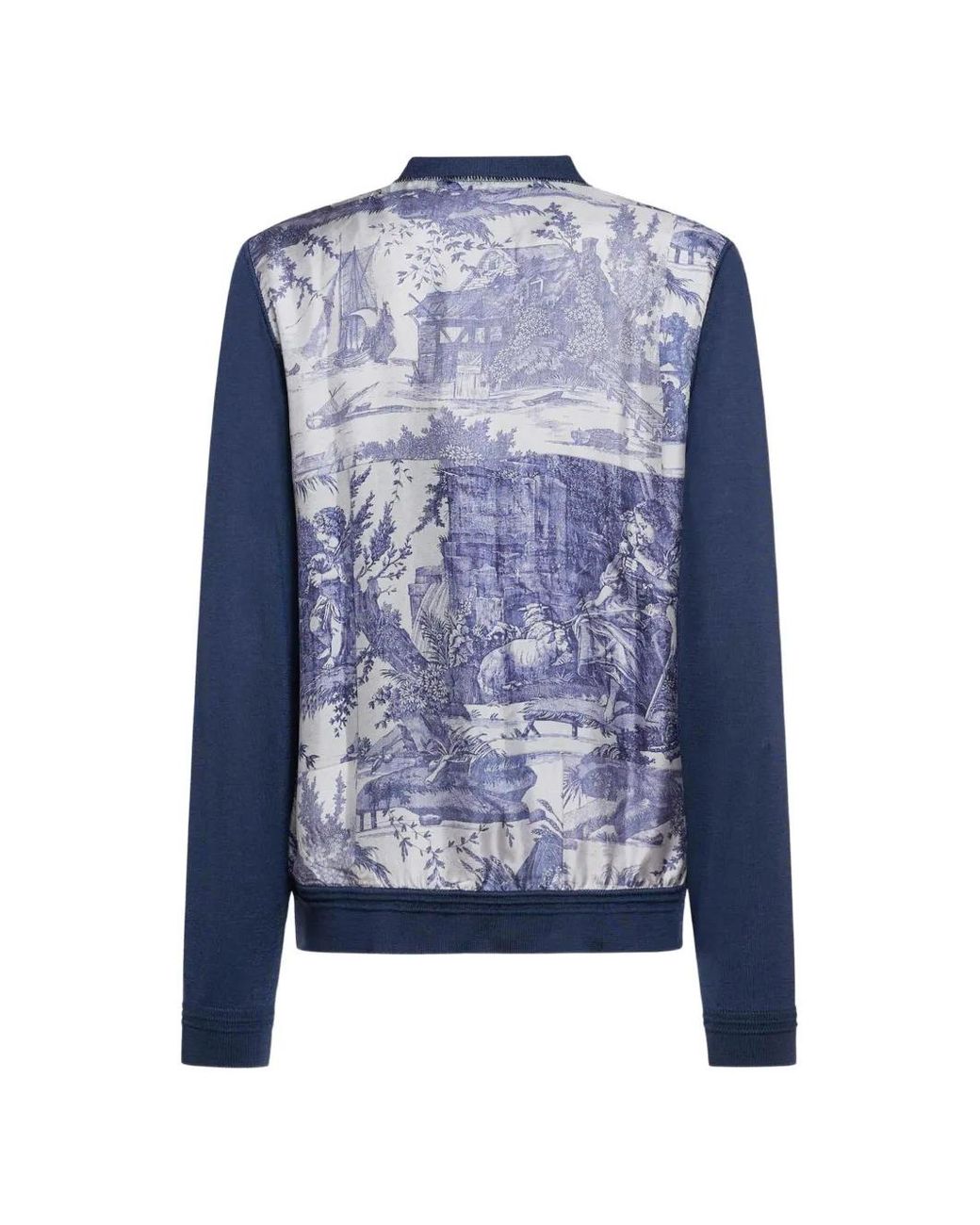 Pierre Louis Mascia Blue Cardigan Imprimé À Col V