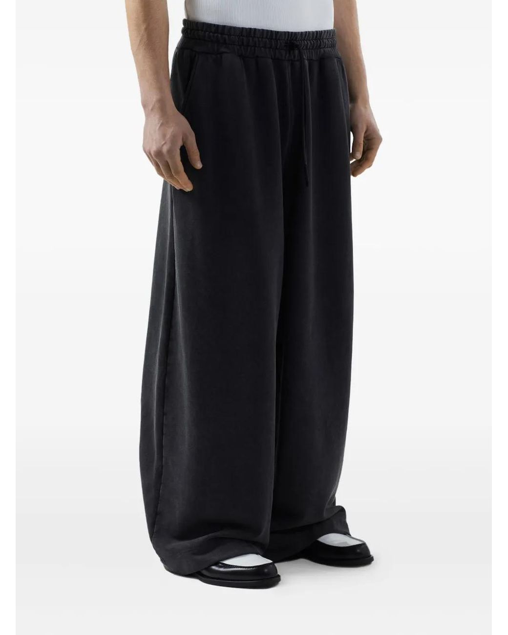 Gcds Blue Wide-Leg Trousers