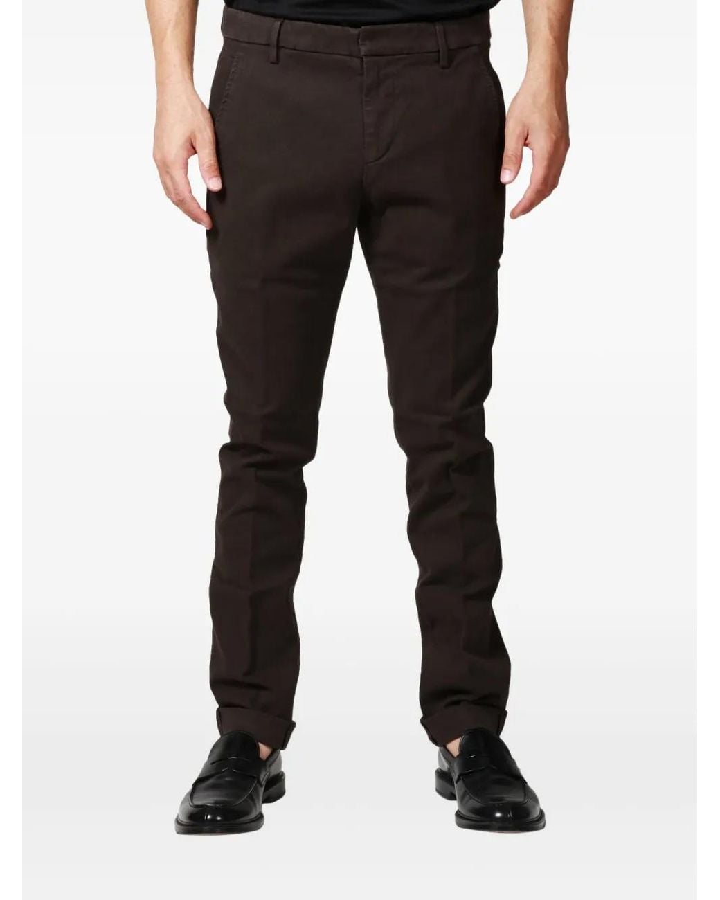 Pantalones Gaubert Con Botones Dondup de hombre de color Black