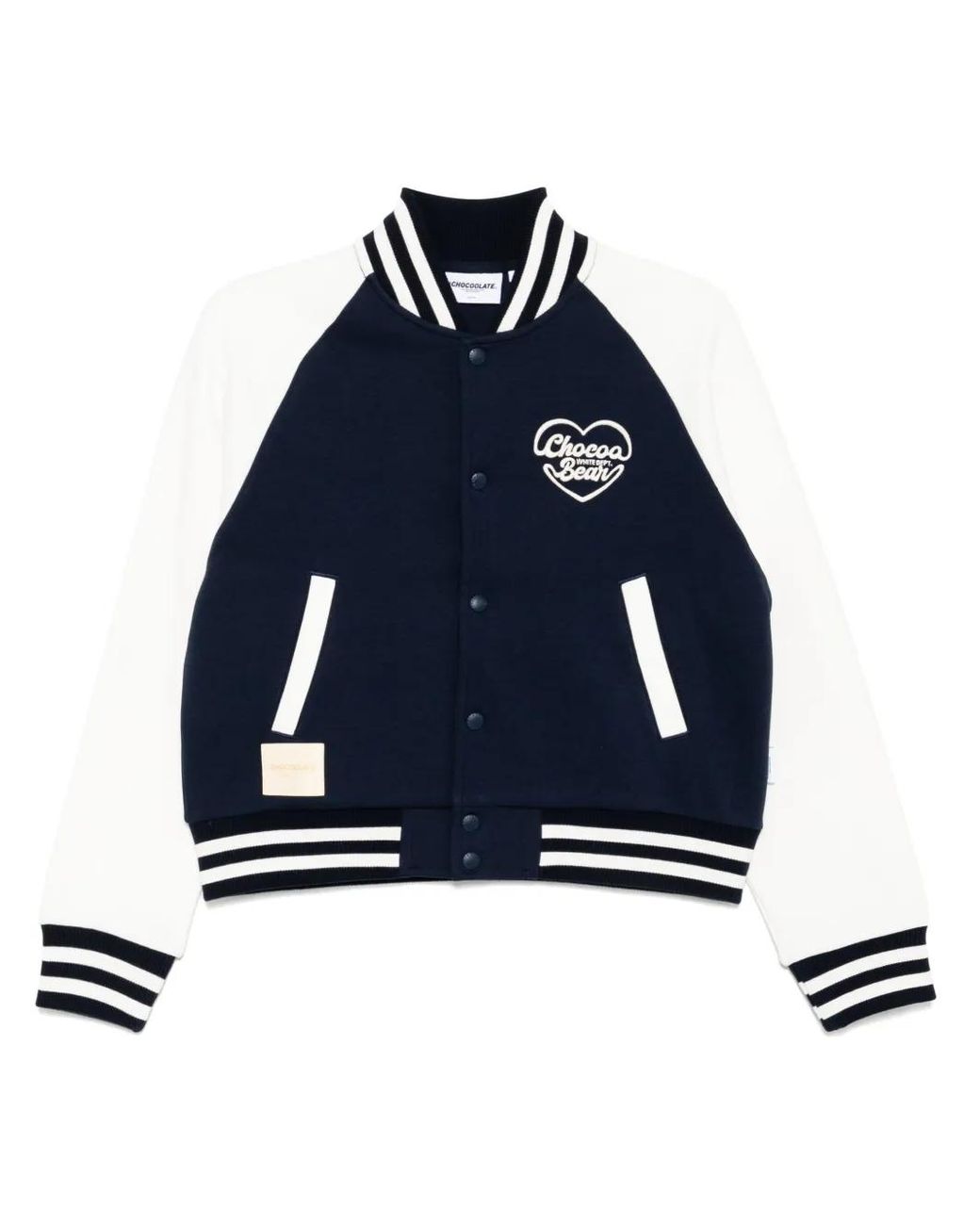 Chocoolate Blue Logo-Embroidered Jacket