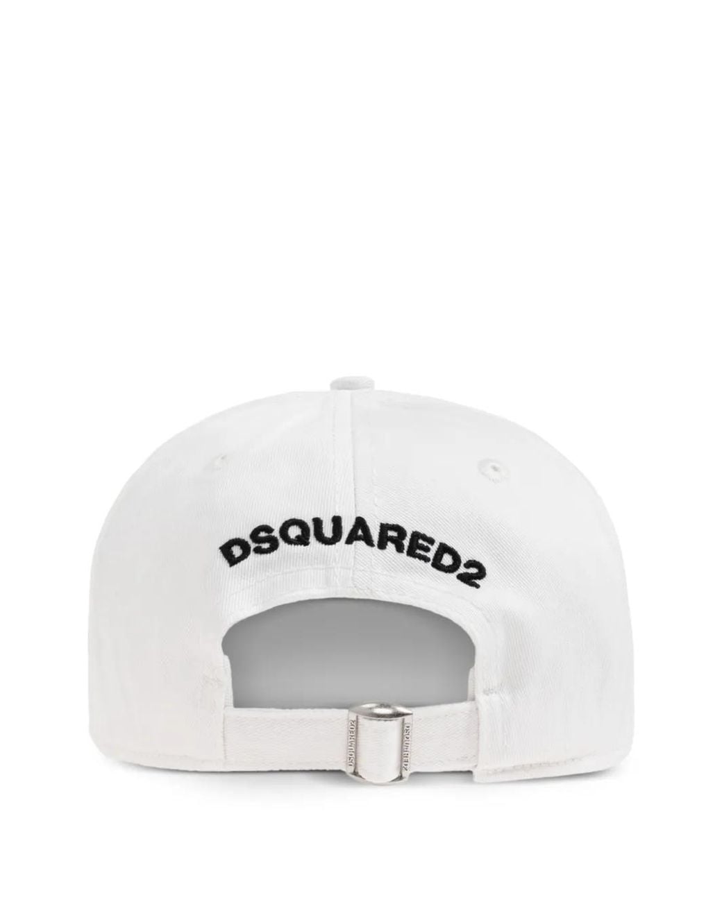 DSquared² White Iconique Baseball Cap for men