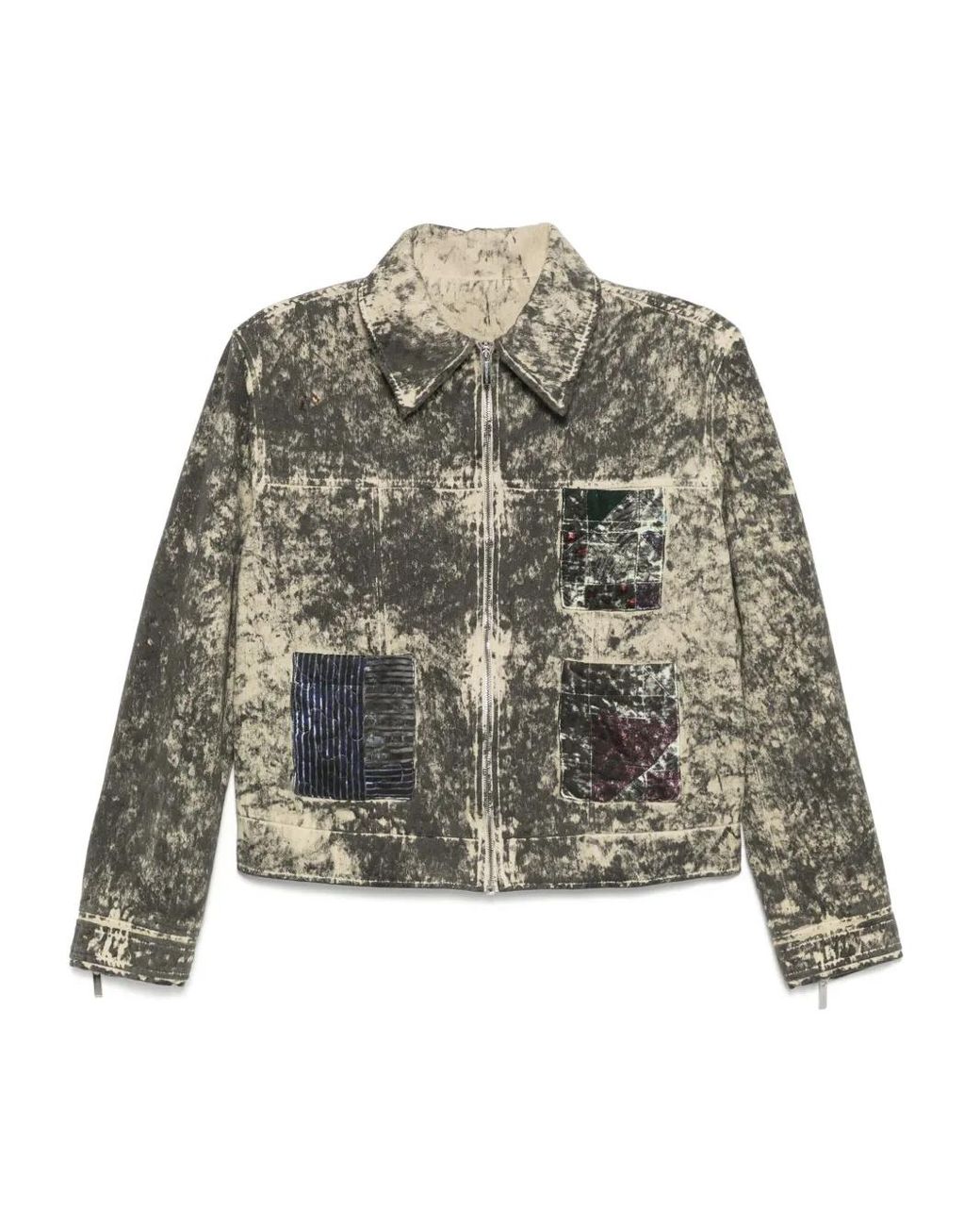 Chaqueta Estampada Stain Shade de hombre de color Brown