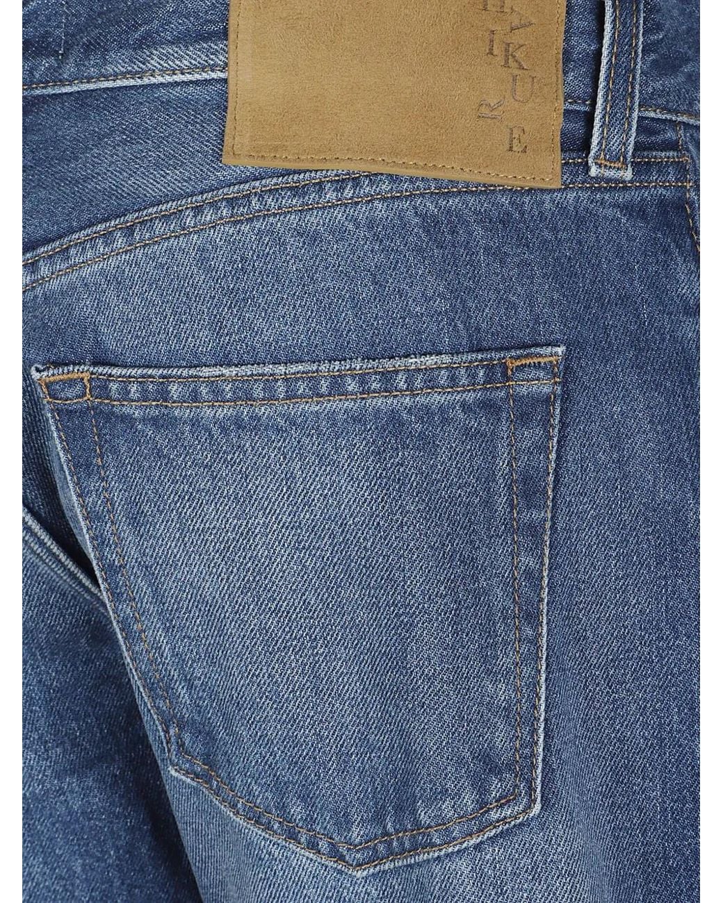 Haikure Blue Carly Patch Pocket Jeans
