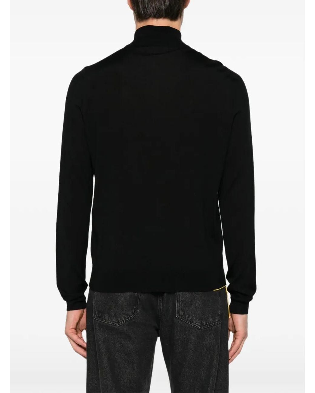 Fendi Pullover Mit Stehkragen in Black für Herren