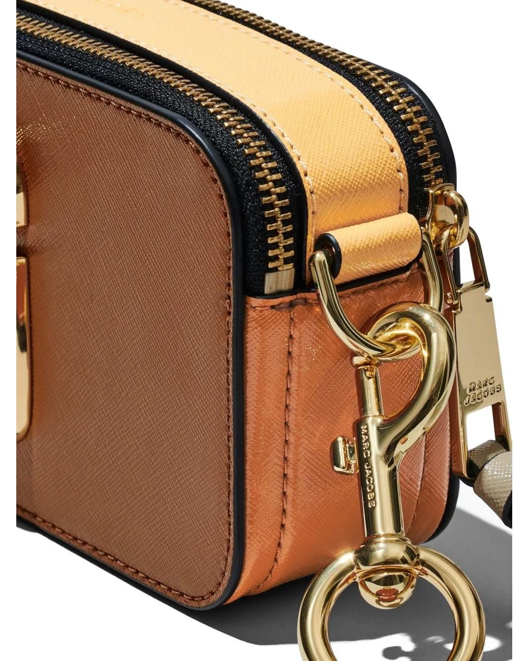Marc Jacobs Brown Argan Oilthe Snapshot Leather Cross-body Bag