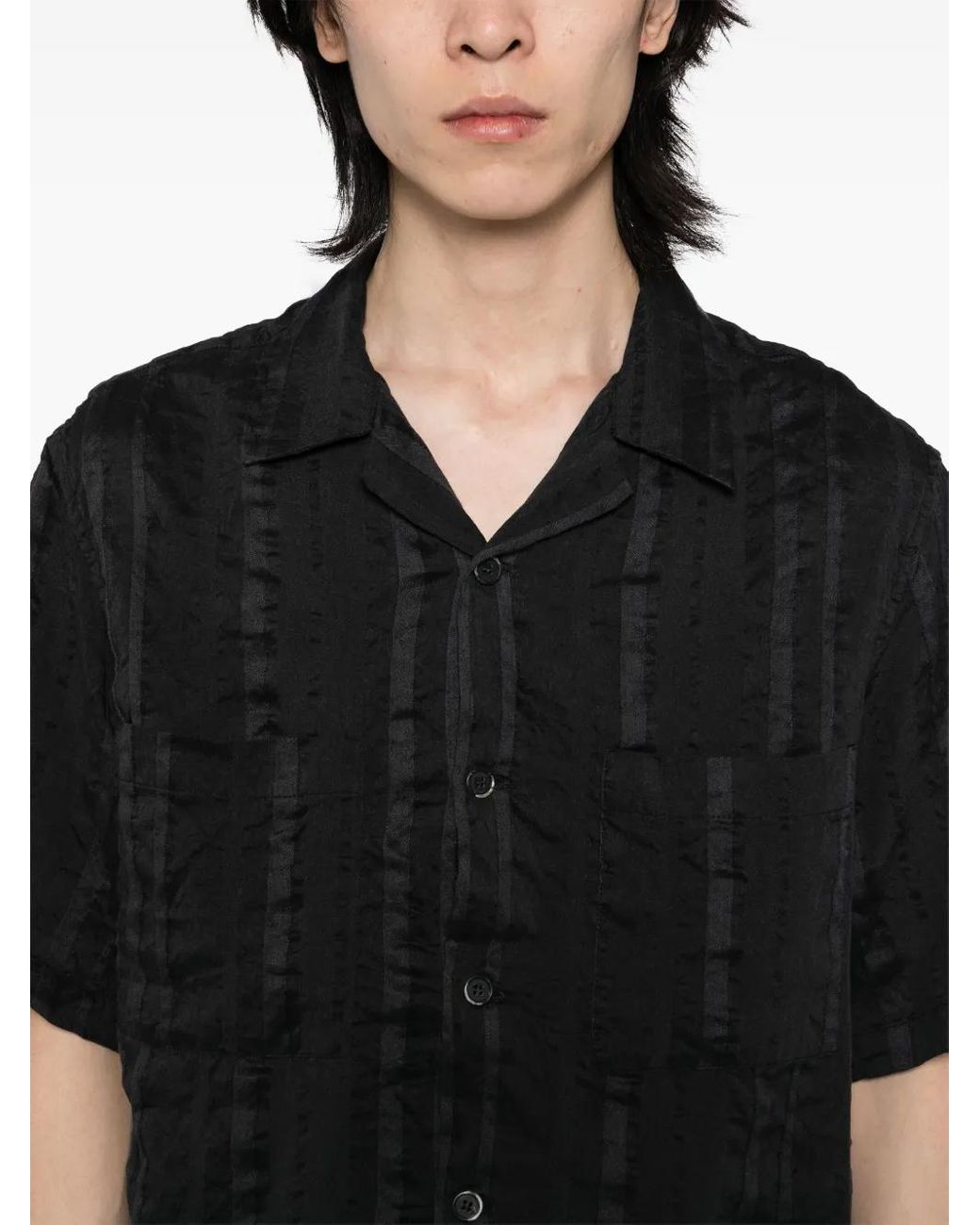 Barena Black Camicia Solana Levo Clothing for men