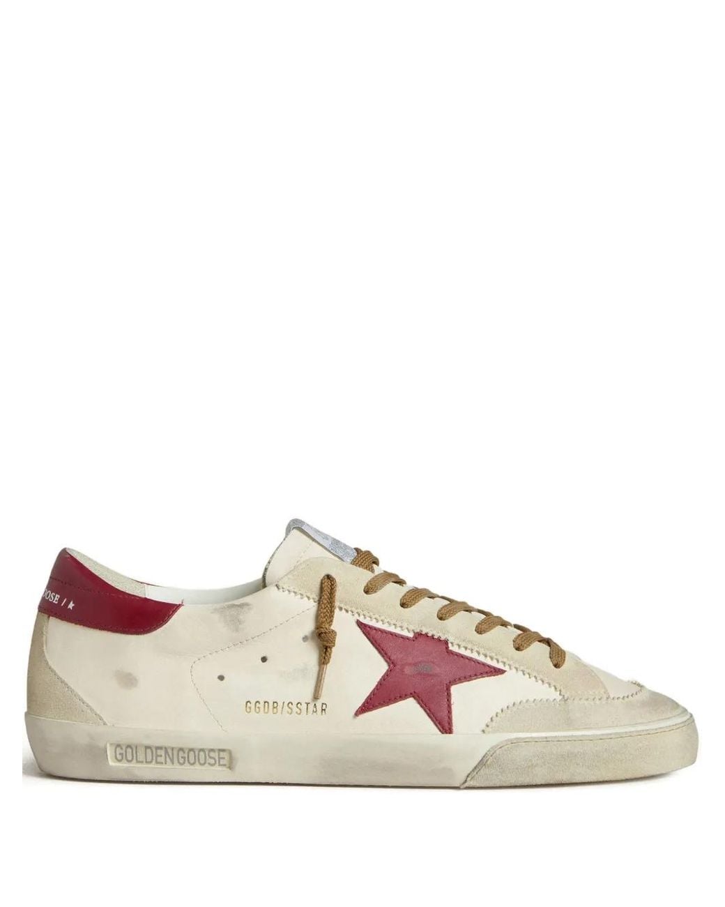 Golden Goose Deluxe Brand Pink Super-Star Leather Sneakers for men