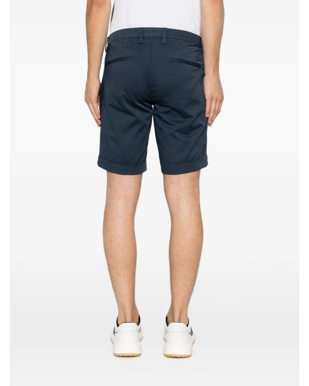VELA SHOP Blue Short À Ourlets Retroussés for men