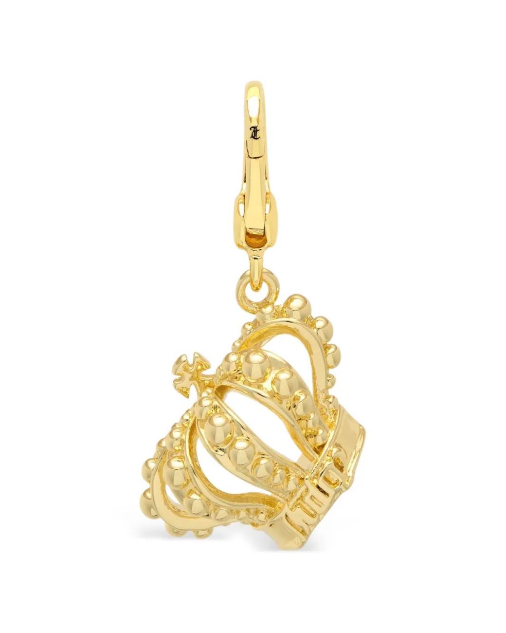 Juicy Couture Metallic Crown-Detail Pendant