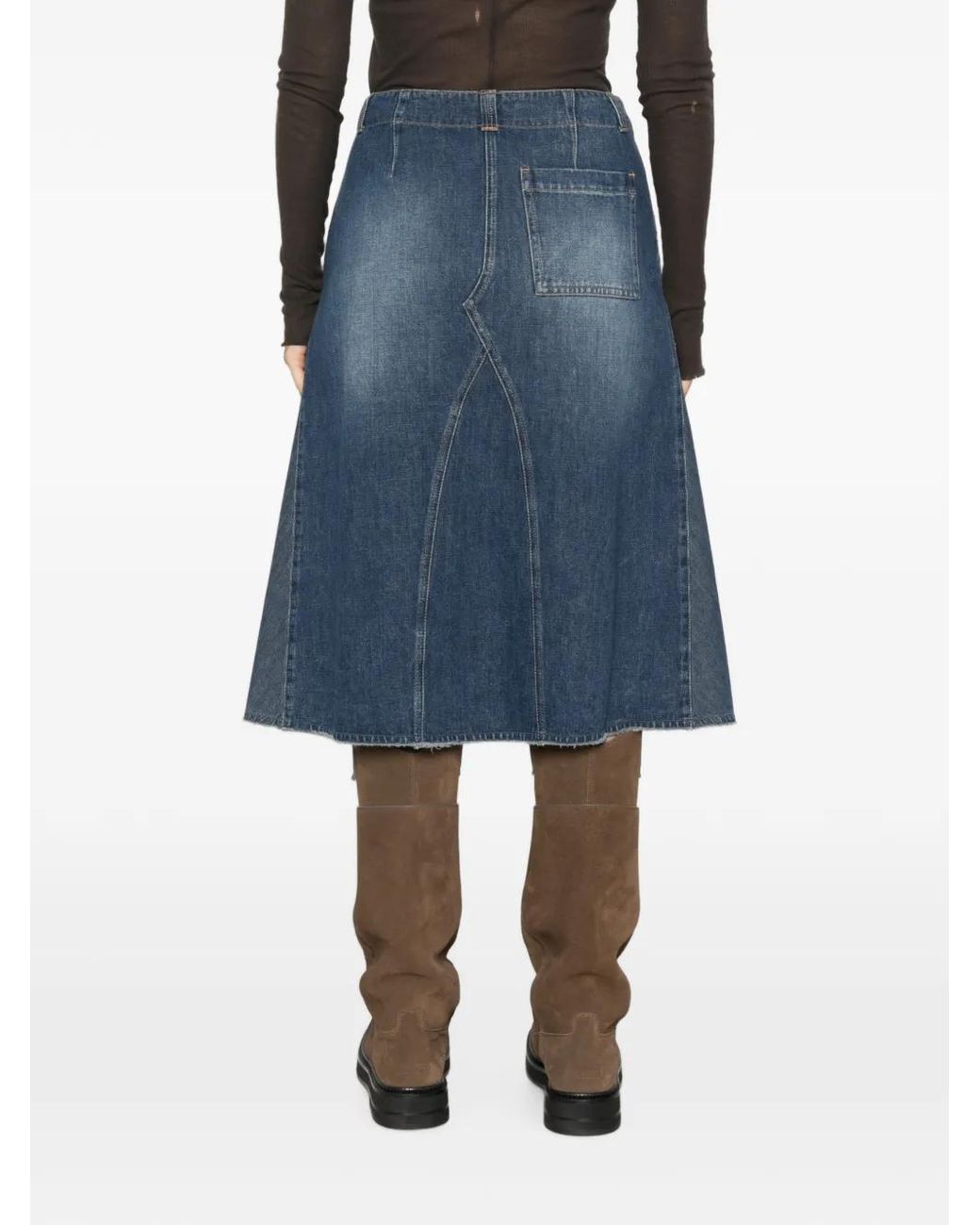Our Legacy Blue Rift Skirt