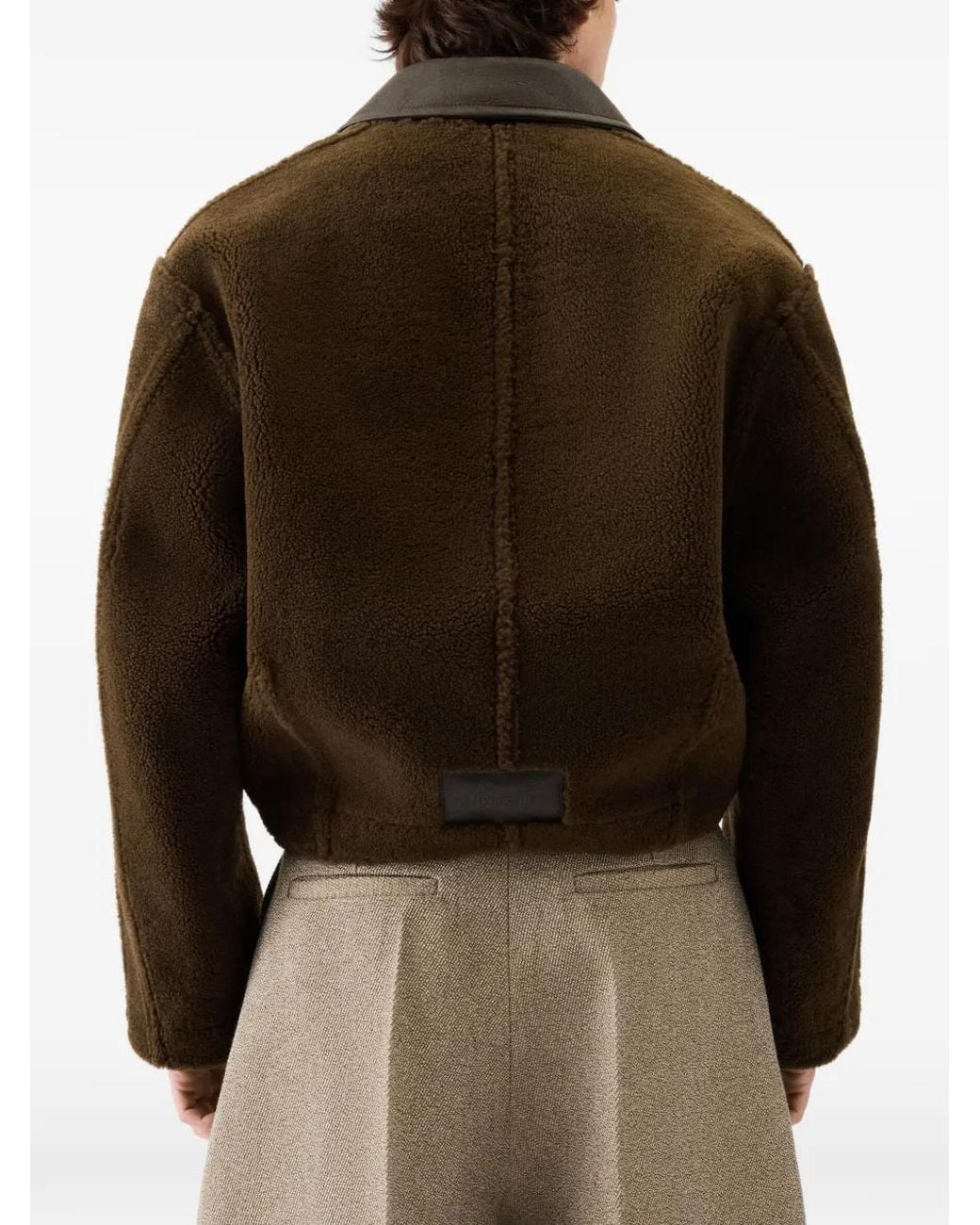 Jacquemus Brown The Pelu Shearling Jacket for men