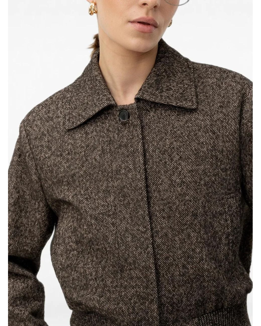 Boss Gray Bomber-Style Jacket