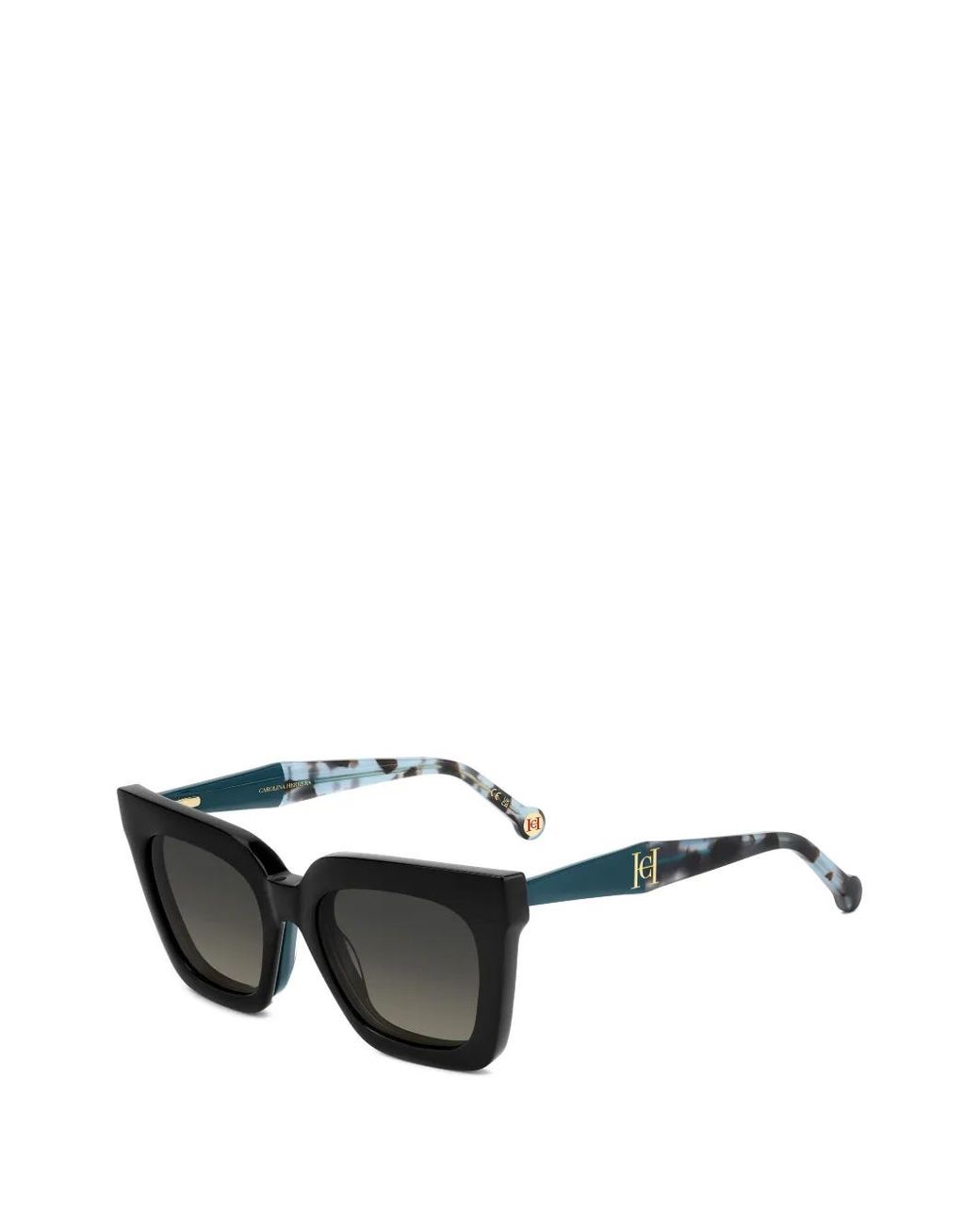 Carolina Herrera Black Square-Frame Glasses