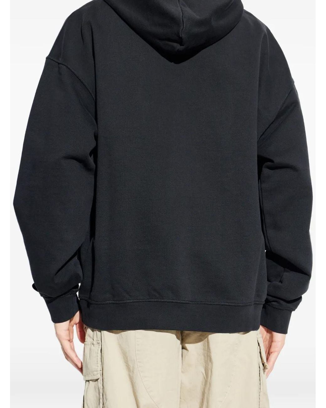 DSquared² Blue Graphic Hooded Sweatshirt for men