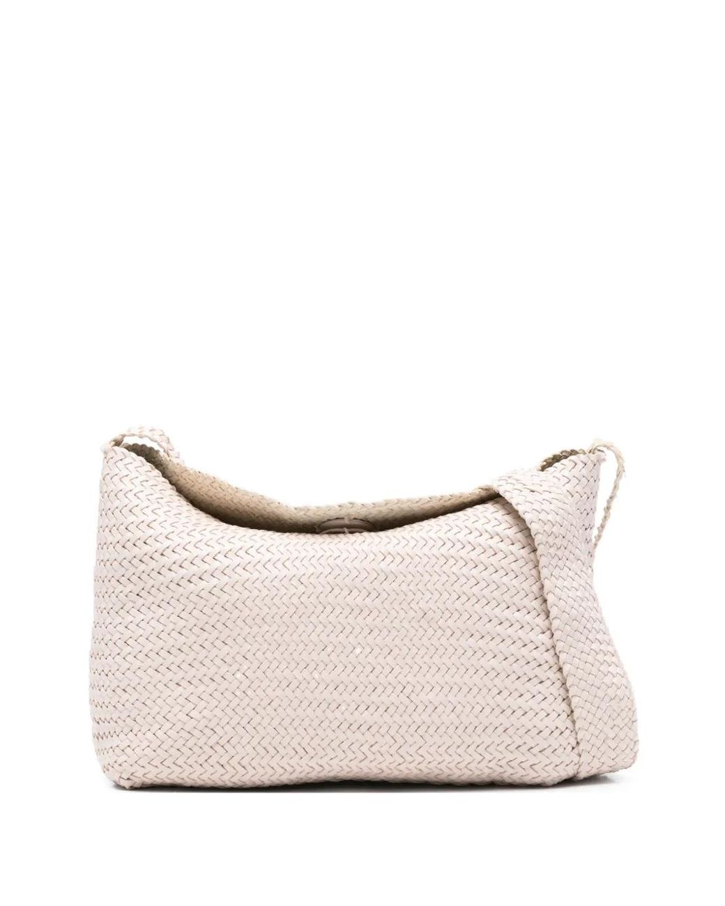 Dragon Diffusion Natural Santa Marta Woven Shoulder Bag