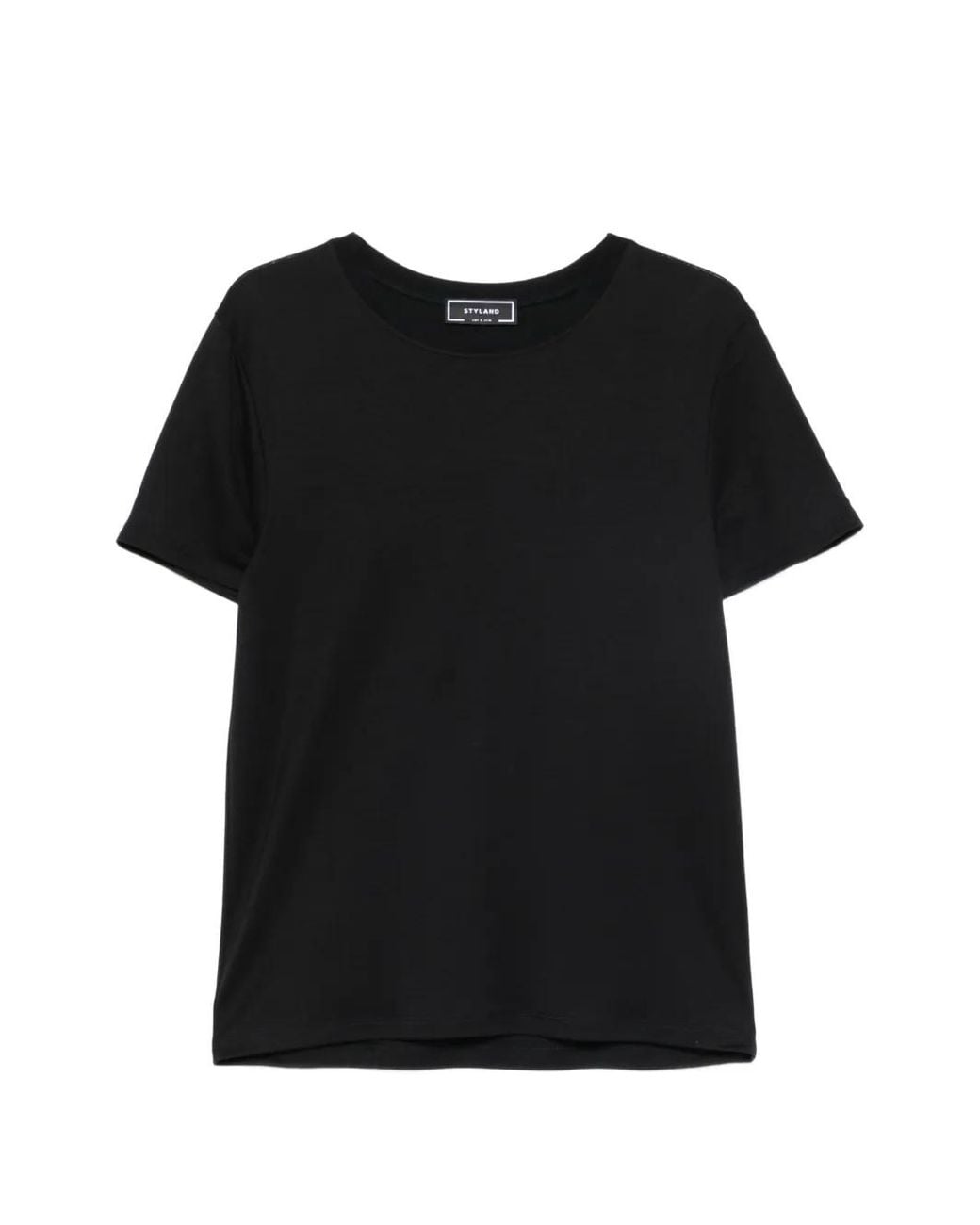 Styland Black Oversized T-Shirt