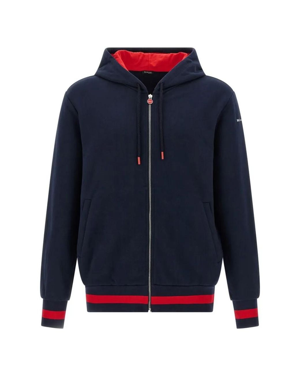 Kiton Blue Cotton Tracksuit Suits for men