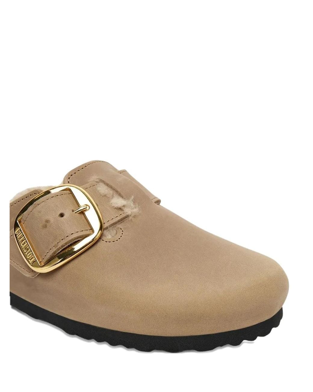 Birkenstock Brown Boston Suede Mules for men