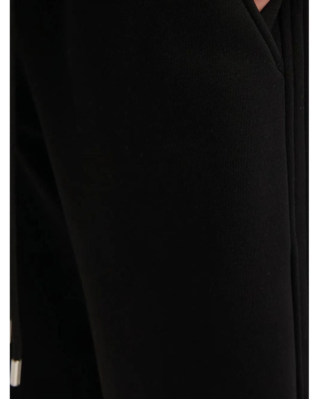 B+ AB Black Drawstring-Fastening Track Pants