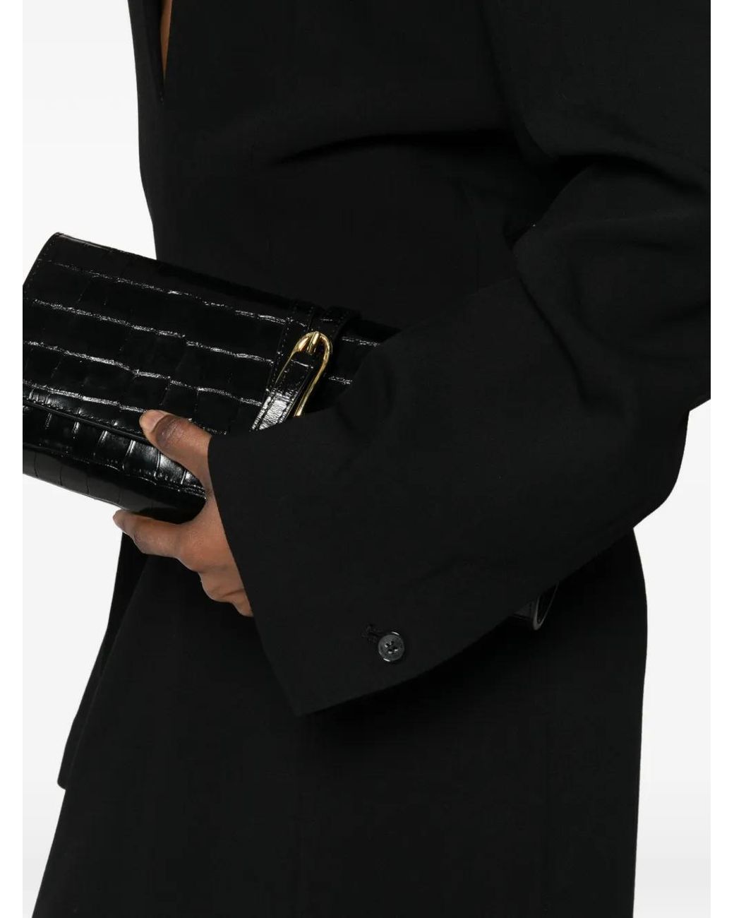 Totême Black Tailored Slouch Dress