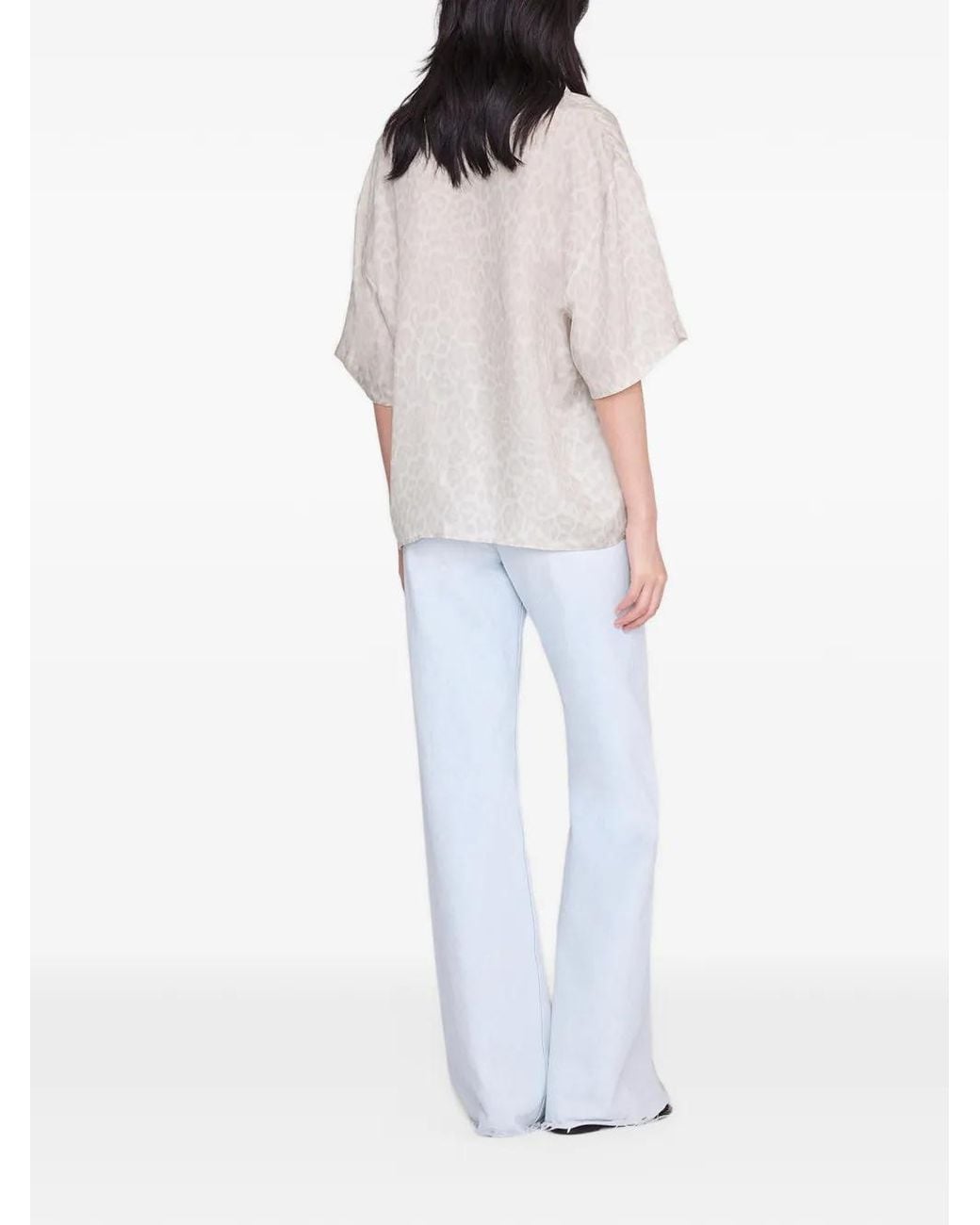 Anine Bing White Coco Shirt