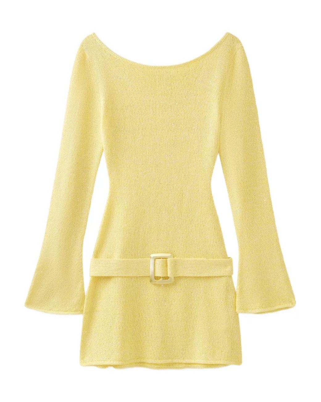 Asta Resort Maya Belted-waist Mini Dress in Yellow | Lyst Asta Resort Maya Belted-waist Mini Dress in Yellow | Lyst