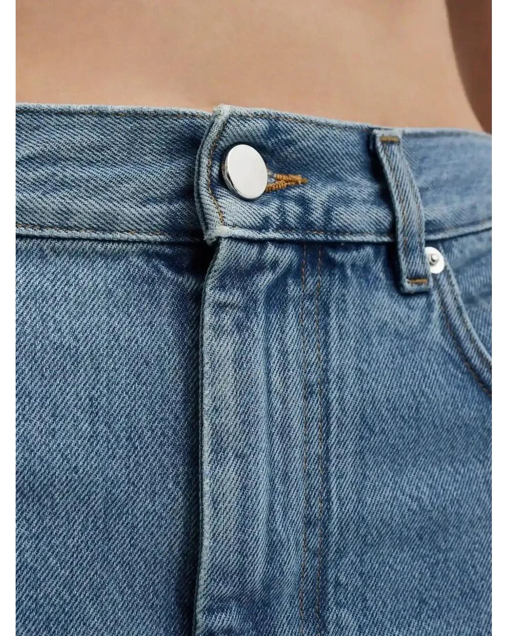 Loulou de Saison Blue Wular Five-Pocket Denim Jeans