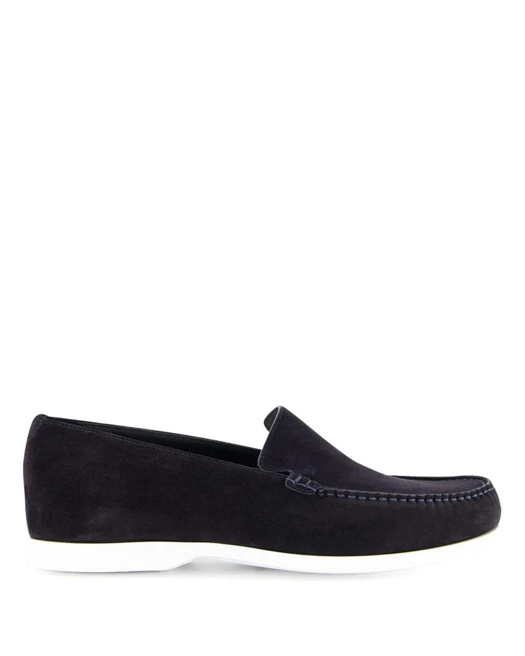 Manolo Blahnik Blue Monaco Suede Loafers for men