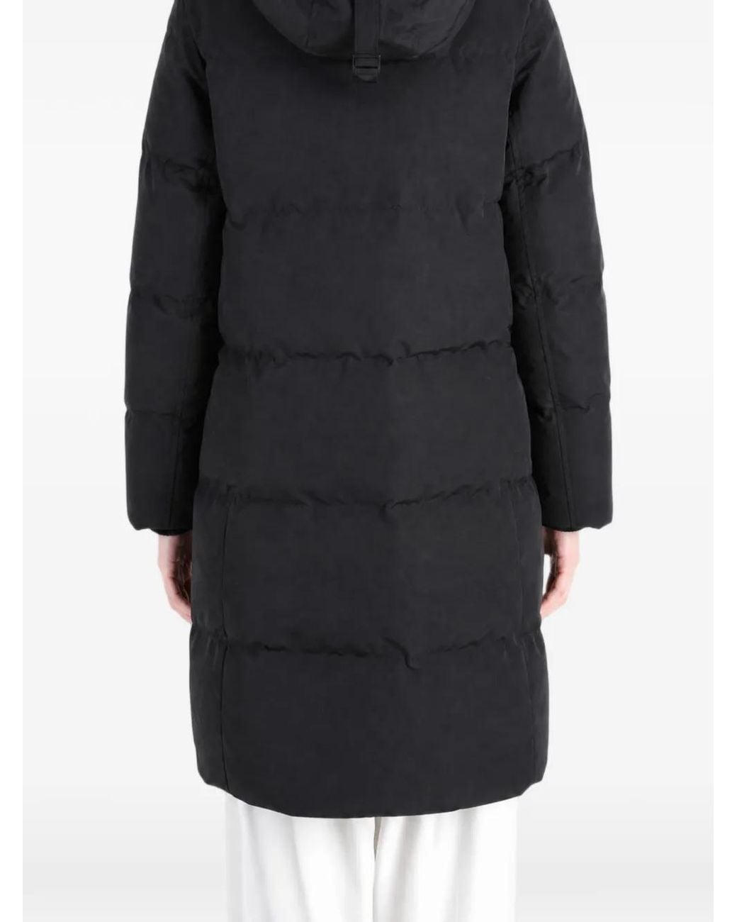 Canada Goose Gray Louise Quilted Hooded Coat