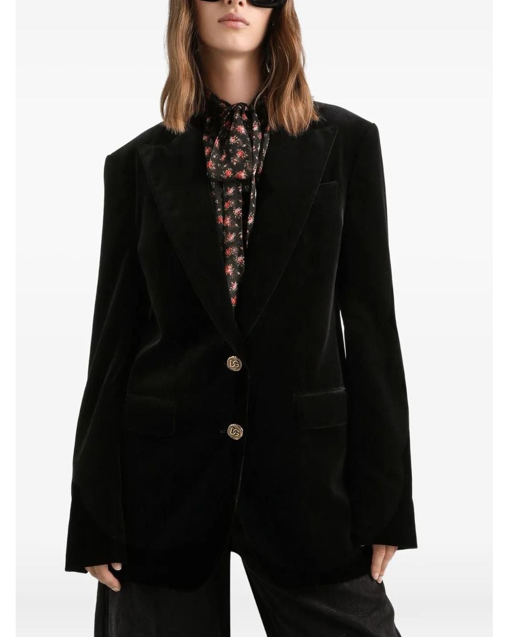 Dolce & Gabbana Fluwelen Jack in het Black