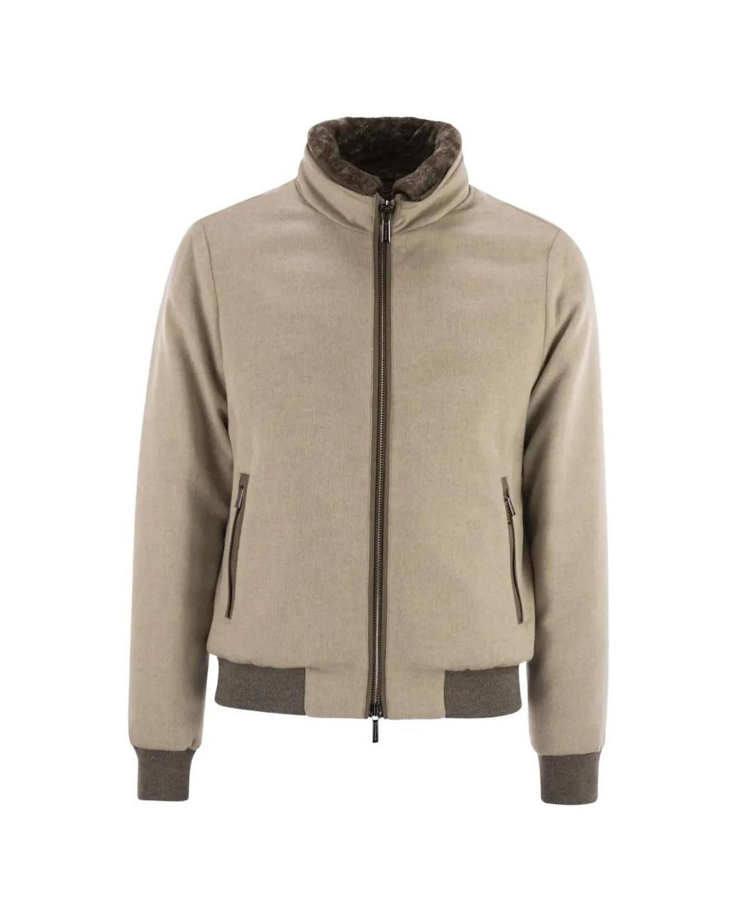 Moorer Natural Bellati Ls9 Bomber Jacket for men