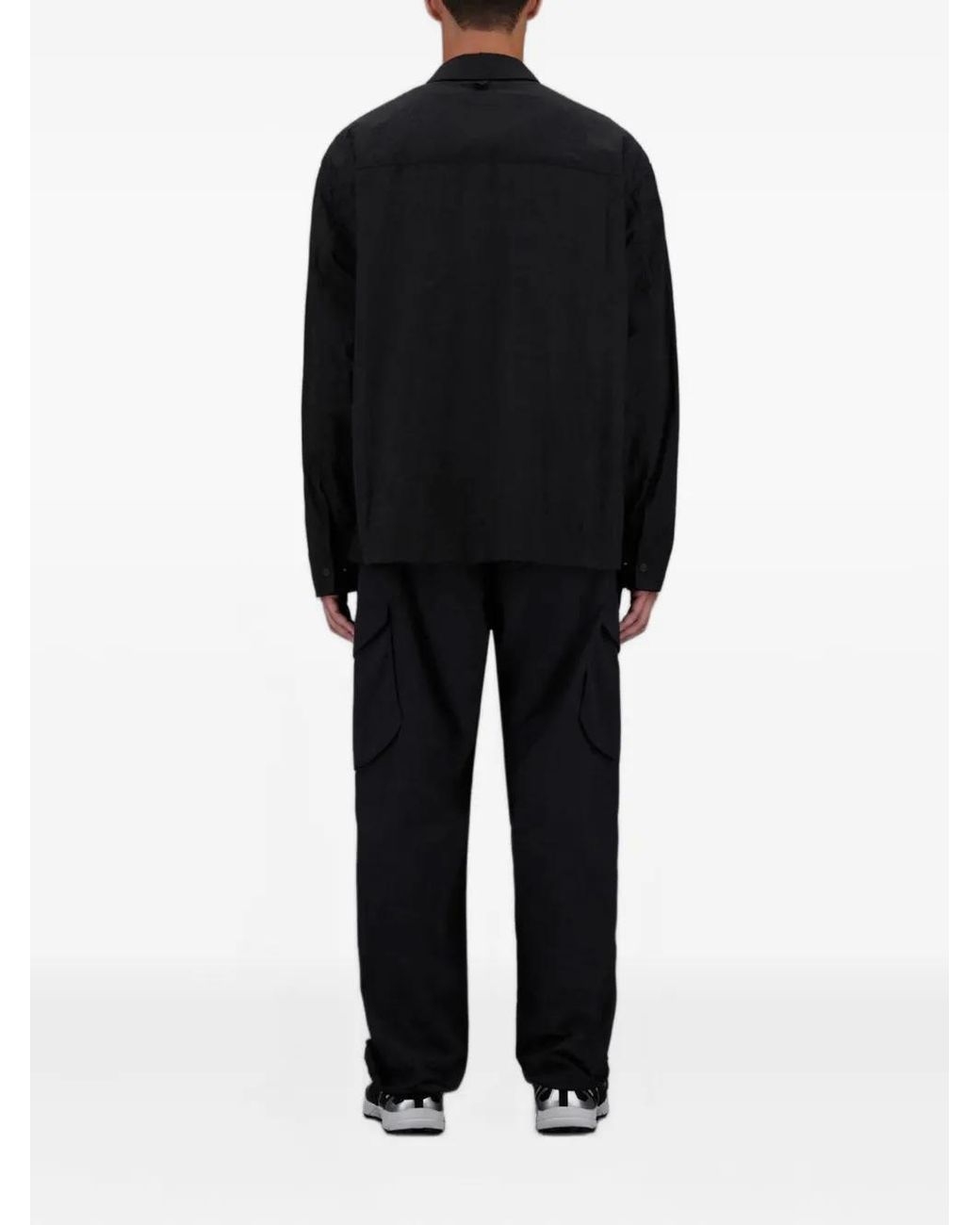 Herno Black Water-Repellent Shirt Jacket for men