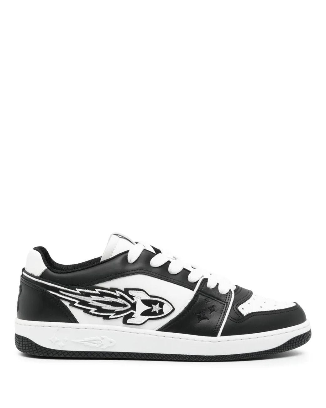 ENTERPRISE JAPAN White Ej Egg Rocket Leather Sneakers for men