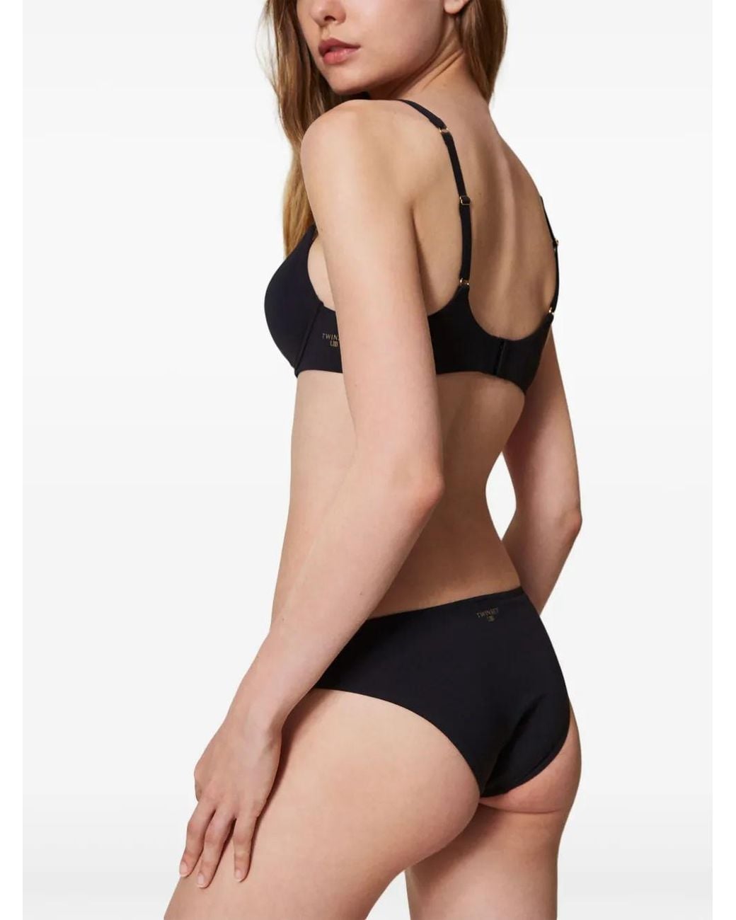 Bragas Charmeuse Twinset de color Black