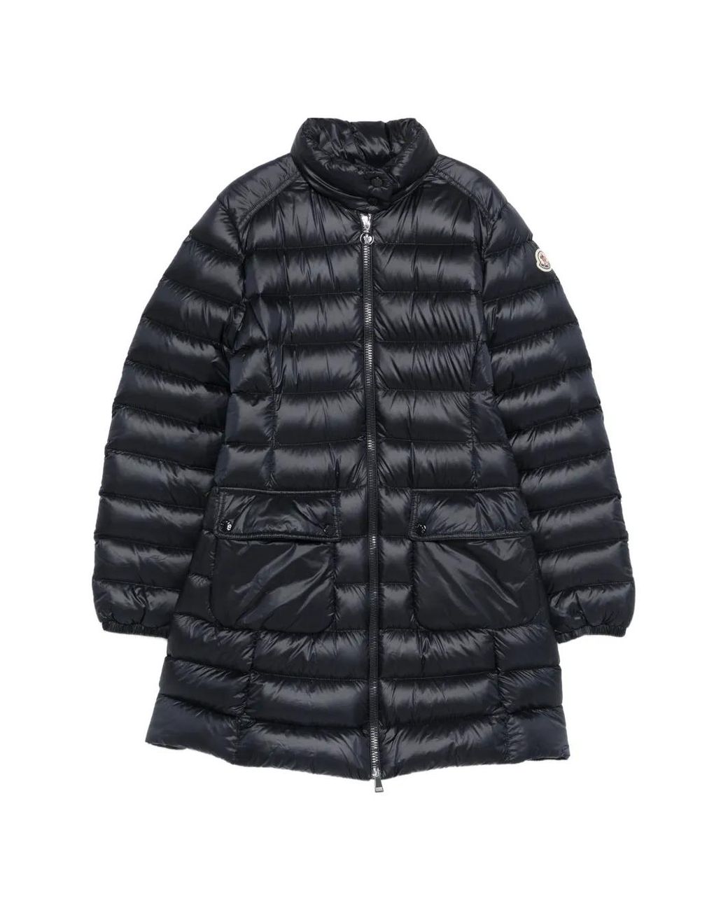 Moncler Gray Genet Padded Coat