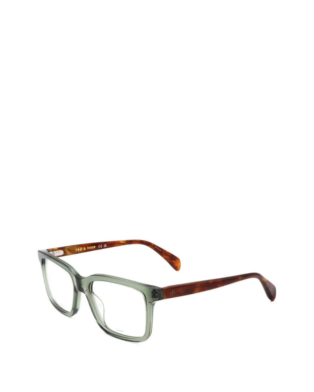 Rag & Bone Natural Square-Frame Glasses for men