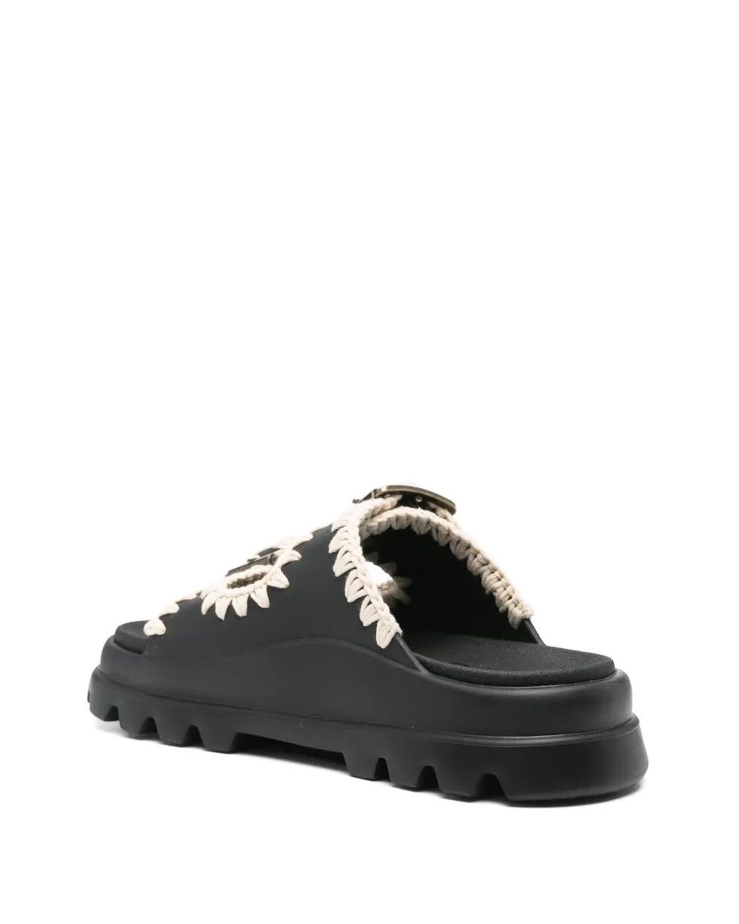 Mou Black Eva Sandalen Mit Schnallen