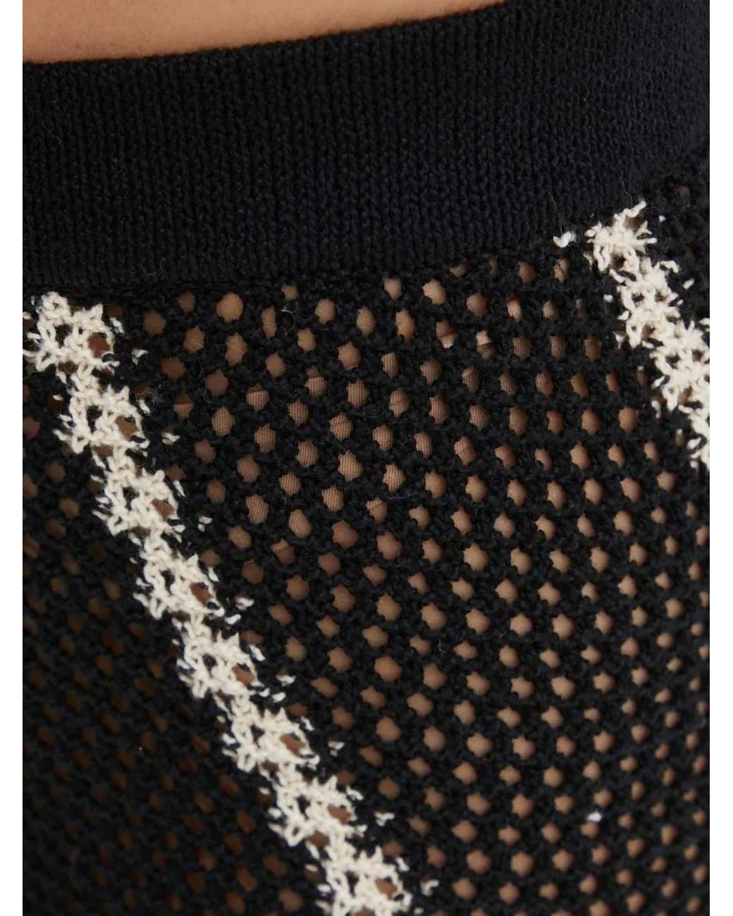 Samsøe & Samsøe Black Striped Knitted Trousers