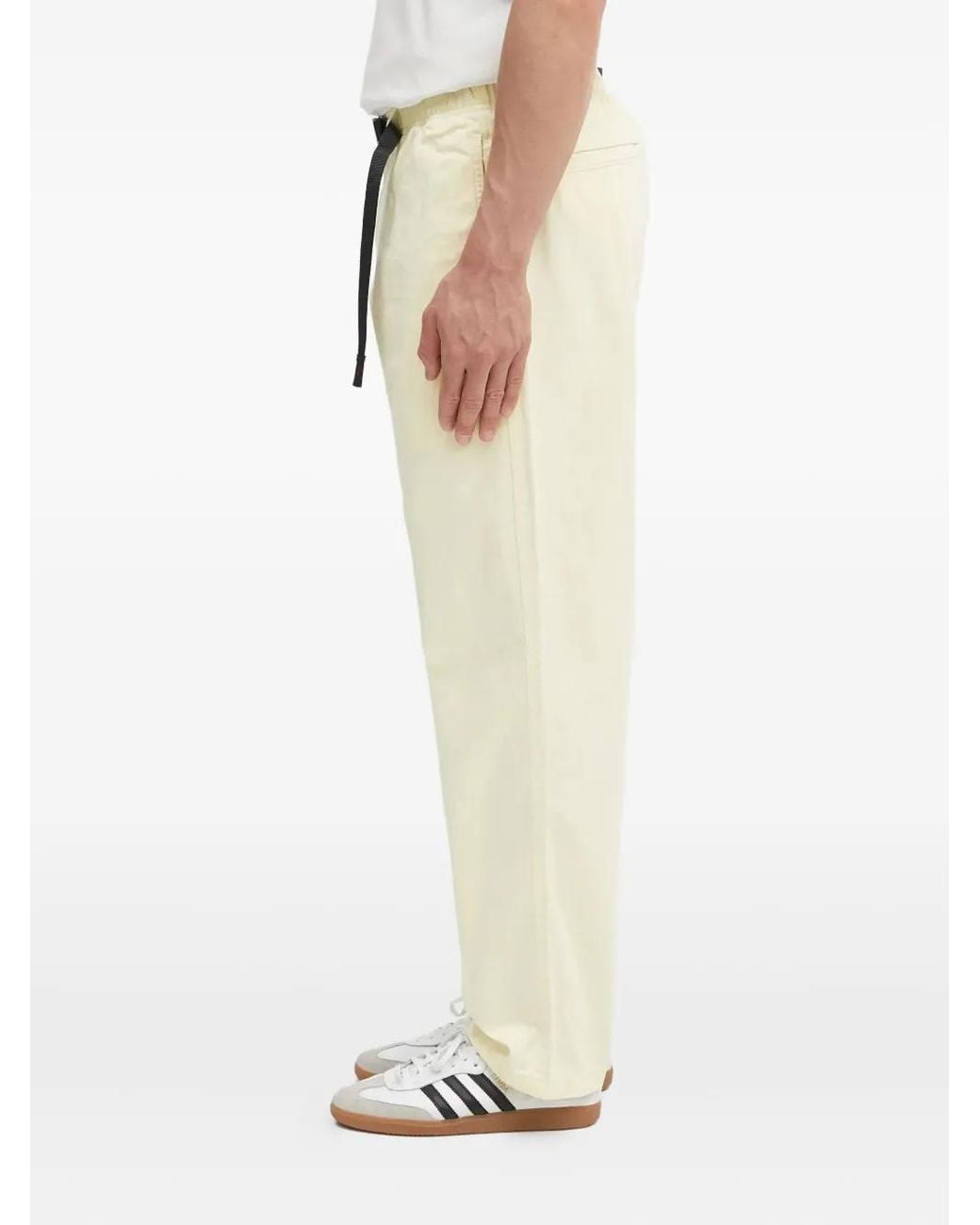 Gramicci Yellow Elasticated-Waist Regular Trousers for men